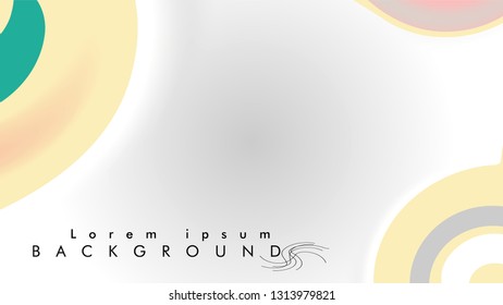 abstract background swirl colorful circle wave vector on eps 10