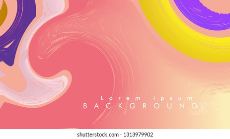 abstract background swirl colorful circle wave vector on eps 10