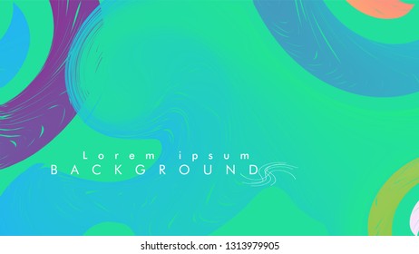 abstract background swirl colorful circle wave vector on eps 10