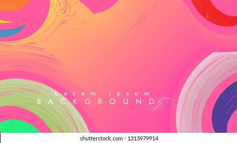abstract background swirl colorful circle wave vector on eps 10