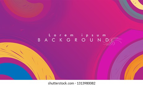 abstract background swirl colorful circle wave vector on eps 10