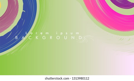 abstract background swirl colorful circle wave vector on eps 10