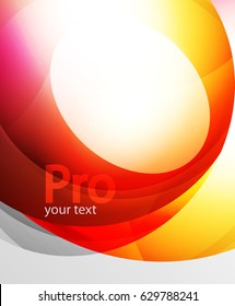 Abstract background, swirl wave line template. Vector layout template for your message or presentation wallpaper