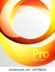 Abstract background, swirl wave line template. Vector layout template for your message or presentation wallpaper