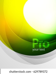 Fondo abstracto, plantilla de línea de onda giratoria. Plantilla de diseño de vectores para su fondo de pantalla de mensaje o presentación