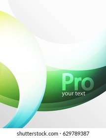 Abstract background, swirl wave line template. Vector layout template for your message or presentation wallpaper