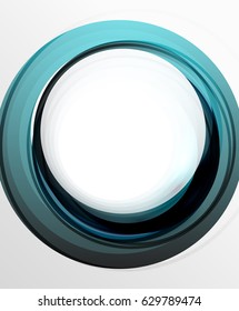 Abstract background, swirl wave line template. Vector layout template for your message or presentation wallpaper
