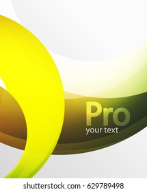 Abstract background, swirl wave line template. Vector layout template for your message or presentation wallpaper