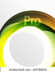 Fondo abstracto, plantilla de línea de onda giratoria. Plantilla de diseño de vectores para su fondo de pantalla de mensaje o presentación