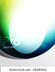 Abstract background, swirl wave line template. Vector layout template for your message or presentation wallpaper
