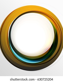 Abstract background, swirl wave line template. Vector layout template for your message or presentation wallpaper