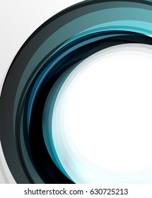 Abstract background, swirl wave line template. Vector layout template for your message or presentation wallpaper