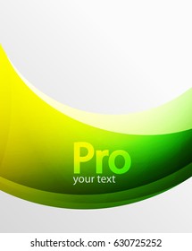 Abstract background, swirl wave line template. Vector layout template for your message or presentation wallpaper