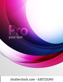 Abstract background, swirl wave line template. Vector layout template for your message or presentation wallpaper