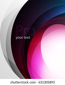 Abstract background, swirl wave line template. Vector layout template for your message or presentation wallpaper