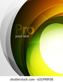 Abstract background, swirl wave line template. Vector layout template for your message or presentation wallpaper