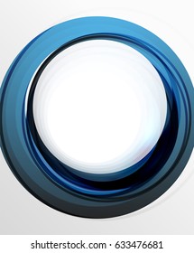 Fondo abstracto, plantilla de línea de onda giratoria. Plantilla de diseño de vectores para su fondo de pantalla de mensaje o presentación