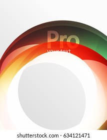 Abstract background, swirl wave line template. Vector layout template for your message or presentation wallpaper