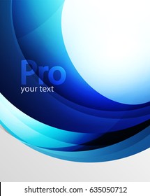 Abstract background, swirl wave line template. Vector layout template for your message or presentation wallpaper