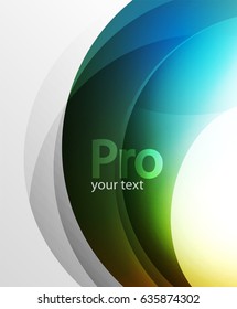 Abstract background, swirl wave line template. Vector layout template for your message or presentation wallpaper