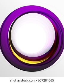 Fondo abstracto, plantilla de línea de onda giratoria. Plantilla de diseño de vectores para su fondo de pantalla de mensaje o presentación