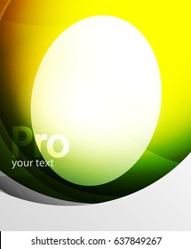 Abstract background, swirl wave line template. Vector layout template for your message or presentation wallpaper