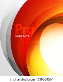 Abstract background, swirl wave line template. Vector layout template for your message or presentation wallpaper