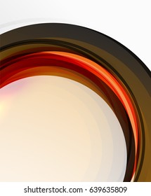 Abstract background, swirl wave line template. Vector layout template for your message or presentation wallpaper