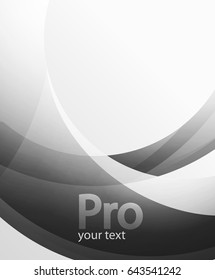 Abstract background, swirl wave line template. Vector layout template for your message or presentation wallpaper