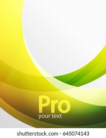 Abstract background, swirl wave line template. Vector layout template for your message or presentation wallpaper