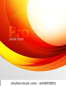 Abstract background, swirl wave line template. Vector layout template for your message or presentation wallpaper