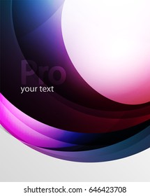 Abstract background, swirl wave line template. Vector layout template for your message or presentation wallpaper