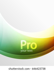 Abstract background, swirl wave line template. Vector layout template for your message or presentation wallpaper