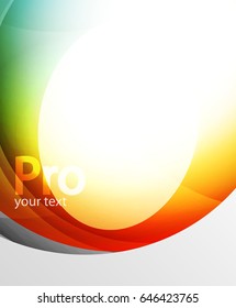 Abstract background, swirl wave line template. Vector layout template for your message or presentation wallpaper