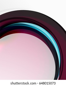 Abstract background, swirl wave line template. Vector layout template for your message or presentation wallpaper