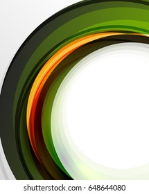 Abstract background, swirl wave line template. Vector layout template for your message or presentation wallpaper