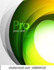 Abstract background, swirl wave line template. Vector layout template for your message or presentation wallpaper