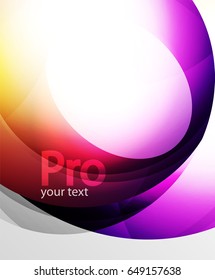 Abstract background, swirl wave line template. Vector layout template for your message or presentation wallpaper