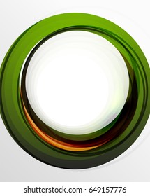 Fondo abstracto, plantilla de línea de onda giratoria. Plantilla de diseño de vectores para su fondo de pantalla de mensaje o presentación