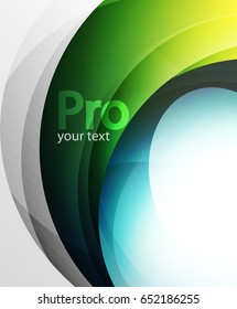 Fondo abstracto, plantilla de línea de onda giratoria. Plantilla de diseño de vectores para su fondo de pantalla de mensaje o presentación