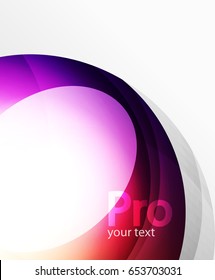 Abstract background, swirl wave line template. Vector layout template for your message or presentation wallpaper