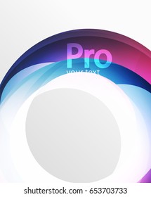 Abstract background, swirl wave line template. Vector layout template for your message or presentation wallpaper
