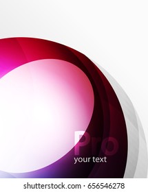 Abstract background, swirl wave line template. Vector layout template for your message or presentation wallpaper