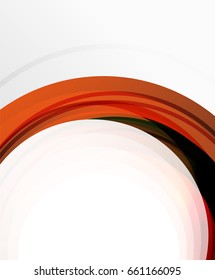 Abstract background, swirl wave line template. Vector layout template for your message or presentation wallpaper