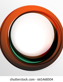 Abstract background, swirl wave line template. Vector layout template for your message or presentation wallpaper