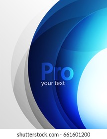 Abstract background, swirl wave line template. Vector layout template for your message or presentation wallpaper