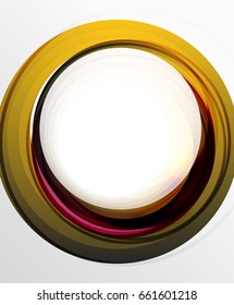 Abstract background, swirl wave line template. Vector layout template for your message or presentation wallpaper