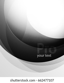 Abstract background, swirl wave line template. Vector layout template for your message or presentation wallpaper