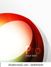 Abstract background, swirl wave line template. Vector layout template for your message or presentation wallpaper