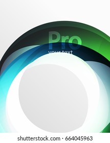 Abstract background, swirl wave line template. Vector layout template for your message or presentation wallpaper